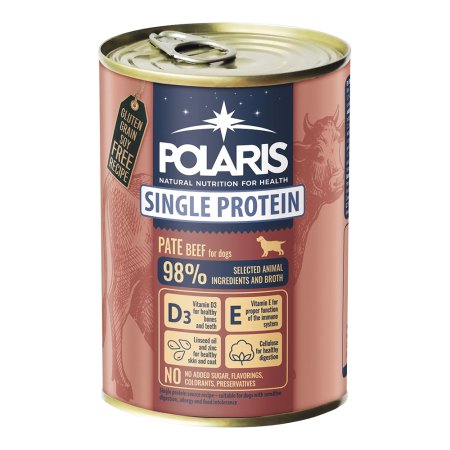 Polaris paté pro psy hovězí 400 g