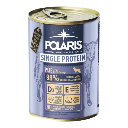 Polaris paté pro psy telecí 400 g