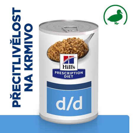 Hill"s Prescription Diet d/d Alergie a péče o kůži pro psy s kachnou 370 g