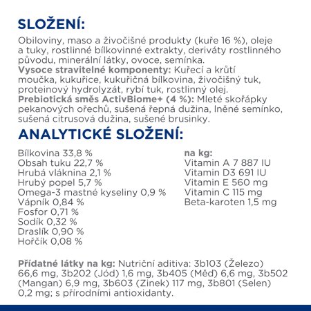 Hill’s Prescription Diet On-Care Péče při rekonvalescenci pro kočky 1.5 kg