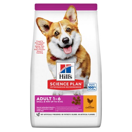 Hill’s Science Plan granule pro dospělé psy malých plemen s kuřecím 1.5 kg