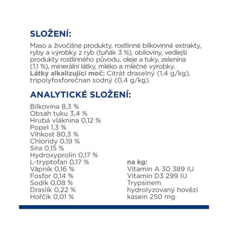 Hill’s Prescription Diet Stew c/d Stress Péče o močový systém pro kočky 82 g