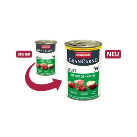 GRANCARNO Adult - s jelením masem a jablky 400 g