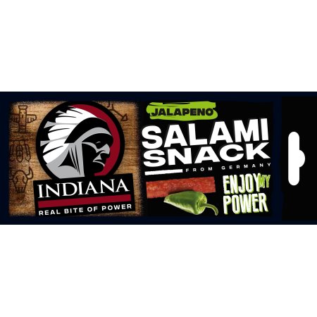 INDIANA Salami Snack Jalapeno 18g