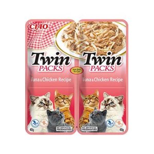 Churu Cat Twin Packs Tuna&Chicken in Broth 80g