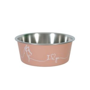 Miska nerez pes LOVE DOG 750ml růžová Zolux