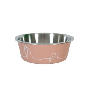 Miska nerez pes LOVE DOG 1,2l růžová Zolux