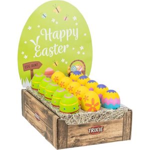 Trixie EASTER Display - limitovaný velikonoční komplet se 30 ks latexových vajíček (8 cm)