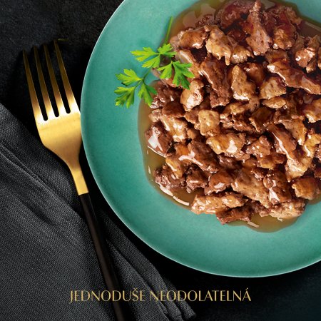 Sheba kapsička s kuřecím a hovězím ve šťávě 85 g