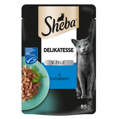 Sheba kapsička s tuňákem v želé 85 g