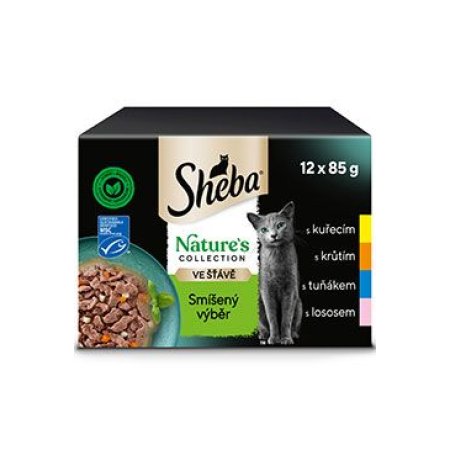 Sheba kapsička Nature Mixovaný výběr 12 x 85 g