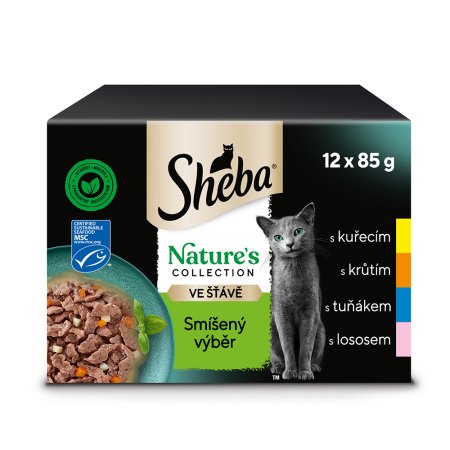 Sheba kapsička Nature Mixovaný výběr 12 x 85 g