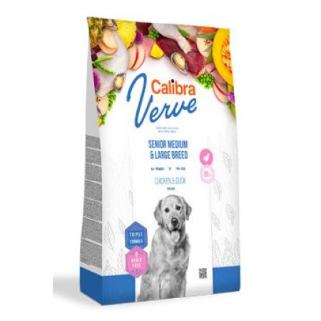 Calibra Dog Verve GF Senior M&L Chicken&Duck 2kg (EXPIRACE 03/2024)