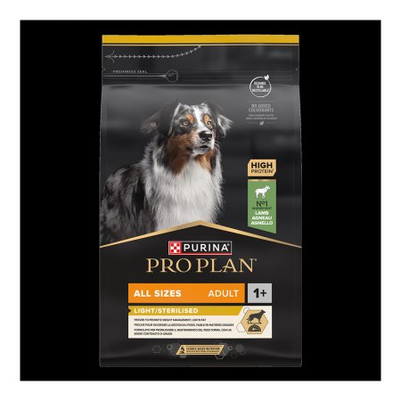 Pro Plan All Size Adult Light Sterilised jehněčí 3 kg