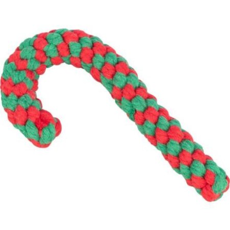 Trixie Xmas CANDY CANE - vánoční uzlovaná hůlka , 19 cm, bavlněné lano