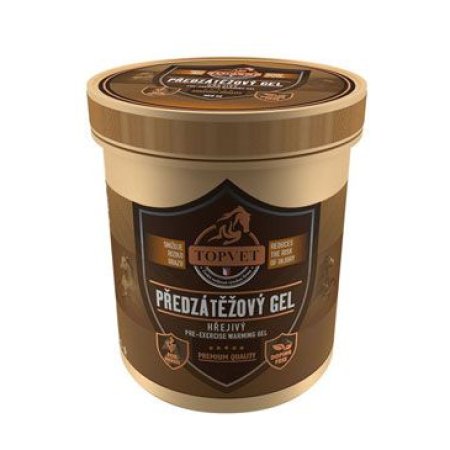 Topvet Předzátěžový gel hřejivý pro koně 500ml