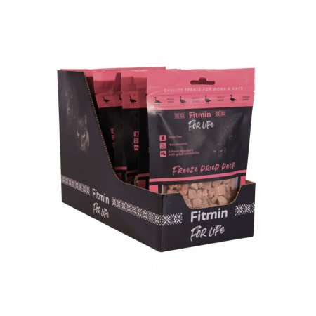 Fitmin For Life Mrazem sušený kachní pamlsek pro psy a kočky 30 g