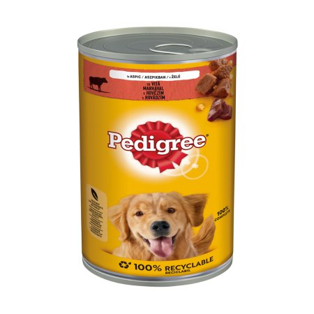 PEDIGREE konzerva s hovězím v želé 1,2 kg