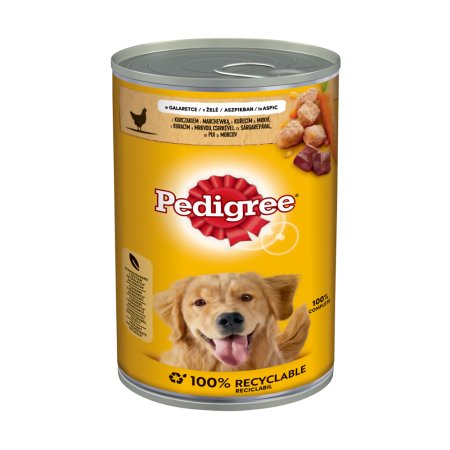 PEDIGREE konzerva s kuřecím a mrkví 1,2 kg