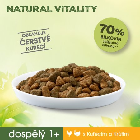 PERFECT FIT granule pro kočky Vital & Nature Adult kuřecí a krůtí 650 g