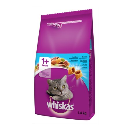 WHISKAS granule s tuňákem 1,4 kg