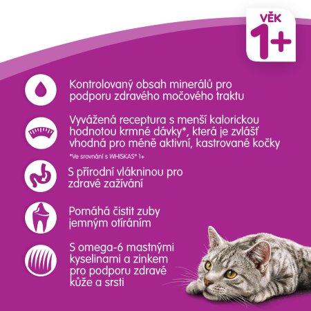 WHISKAS granule s tuňákem 1,4 kg