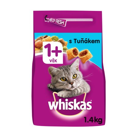 WHISKAS granule s tuňákem 1,4 kg