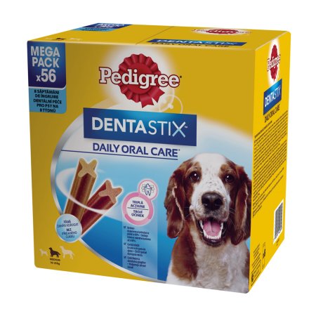 Pedigree Pochoutka DentaStix Medium 56pack 1440 g