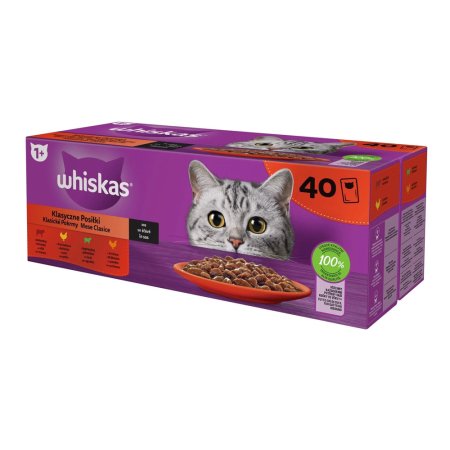 Whiskas kapsička Klasický výběr ve šťávě 40 x 85 g