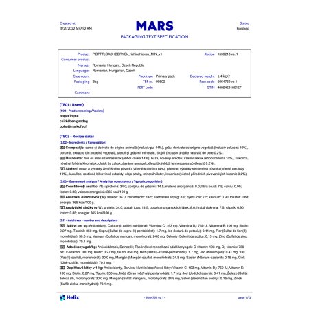 PERFECT FIT granule pro kočky Anti-hairball s kuřecím 1,4 kg