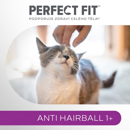 PERFECT FIT granule pro kočky Anti-hairball s kuřecím 1,4 kg