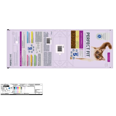 PERFECT FIT granule pro kočky Anti-hairball s kuřecím 1,4 kg