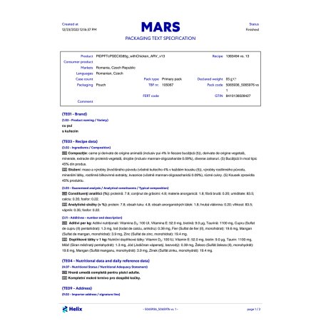 PERFECT FIT kapsička Sensitive kuřecí 85 g
