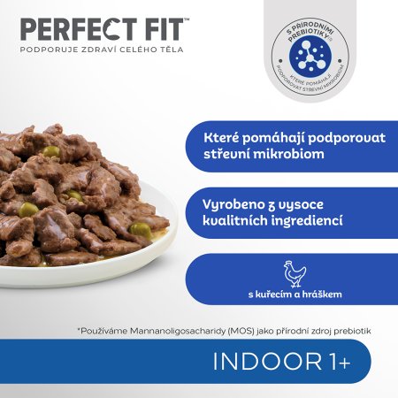 PERFECT FIT kapsička Indoor kuře s hráškem 85 g