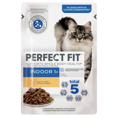 PERFECT FIT kapsička Indoor kuře s hráškem 85 g