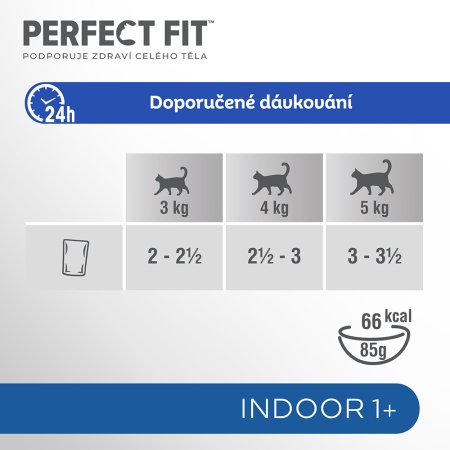 PERFECT FIT kapsička Indoor kuře s hráškem 85 g