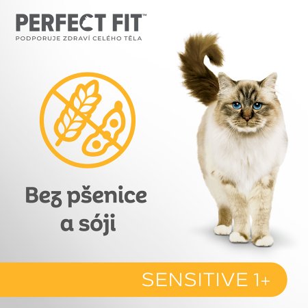 PERFECT FIT kapsička Sensitive kuře a losos 4 x 85 g