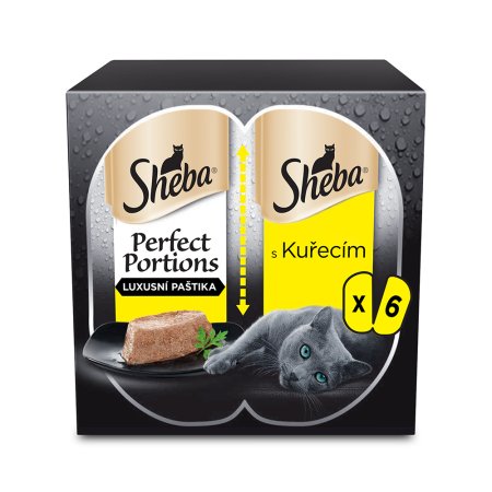 Sheba Perfect Portions s kuřecím 6 x 37,5 g