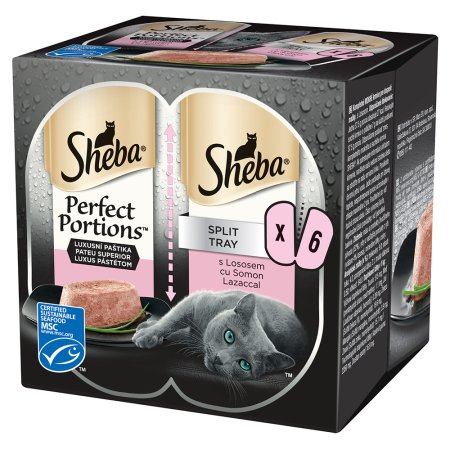 Sheba Perfect Portions s lososem 6 x 37,5 g