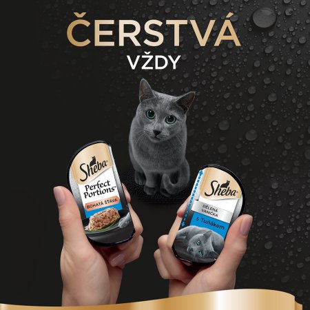 Sheba Perfect Portions s tuňákem 6 x 37,5 g