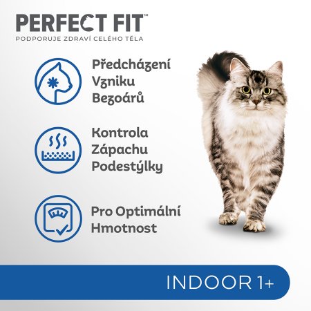 PERFECT FIT granule pro kočky Indoor s kuřecím masem 750 g