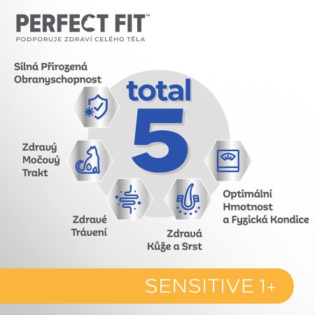 PERFECT FIT granule pro kočky Sensitive s krůtím masem 750 g