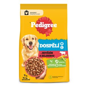 Pedigree granule M/L Adult hovězí se zeleninou 7 kg