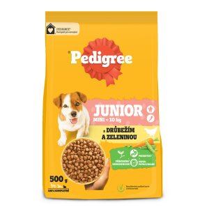 Pedigree granule Mini Junior drůbeží se zeleninou 500 g