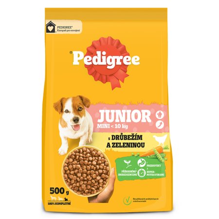 Pedigree granule Mini Junior drůbeží se zeleninou 500 g