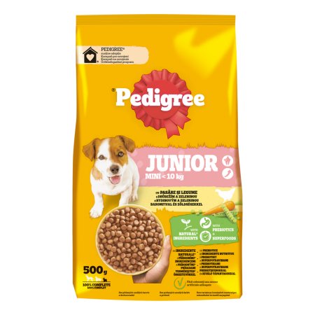Pedigree granule Mini Junior drůbeží se zeleninou 500 g