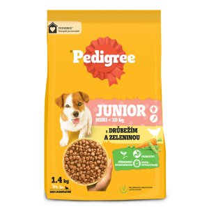 Pedigree granule Mini Junior drůbeží se zeleninou 1,4 kg