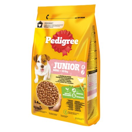 Pedigree granule Mini Junior drůbeží se zeleninou 1,4 kg