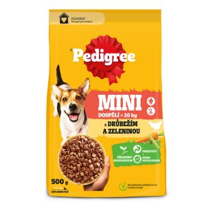 Pedigree granule Mini Adult drůbeží se zeleninou 500 g