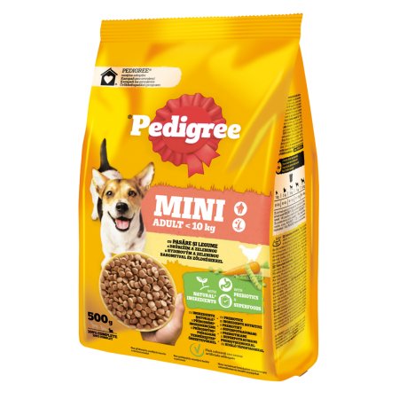 Pedigree granule Mini Adult drůbeží se zeleninou 500 g